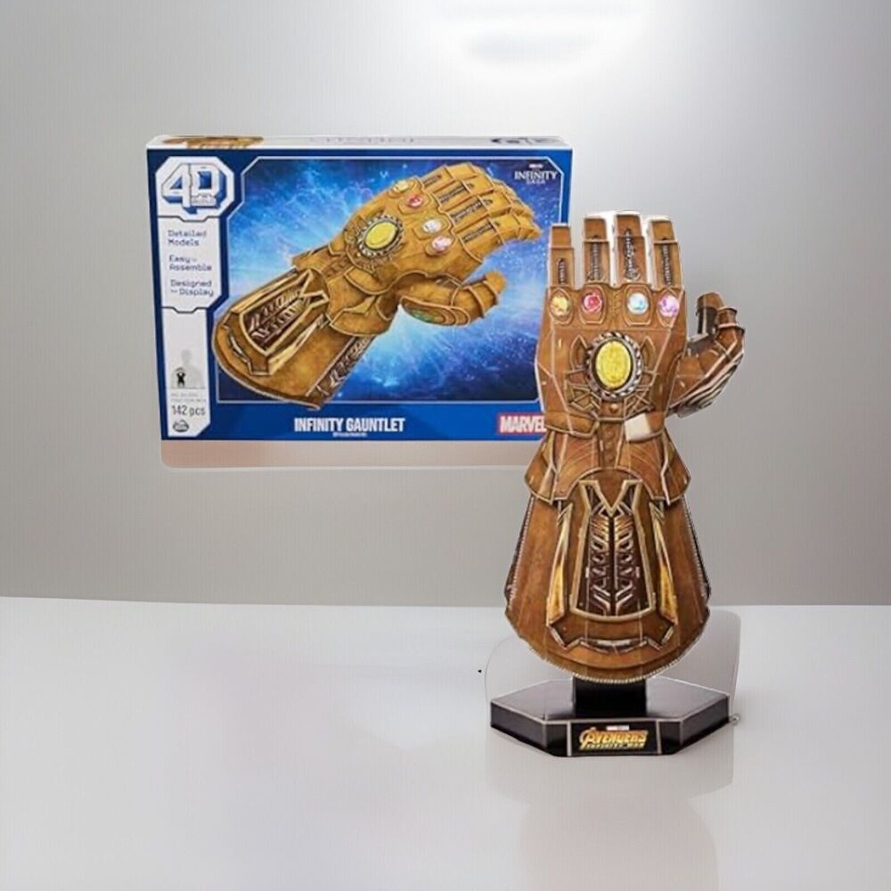 🔥4D Build Marvel Infinity Gauntlet 3D Puzzle Model Kit 135994 BNWT🔥